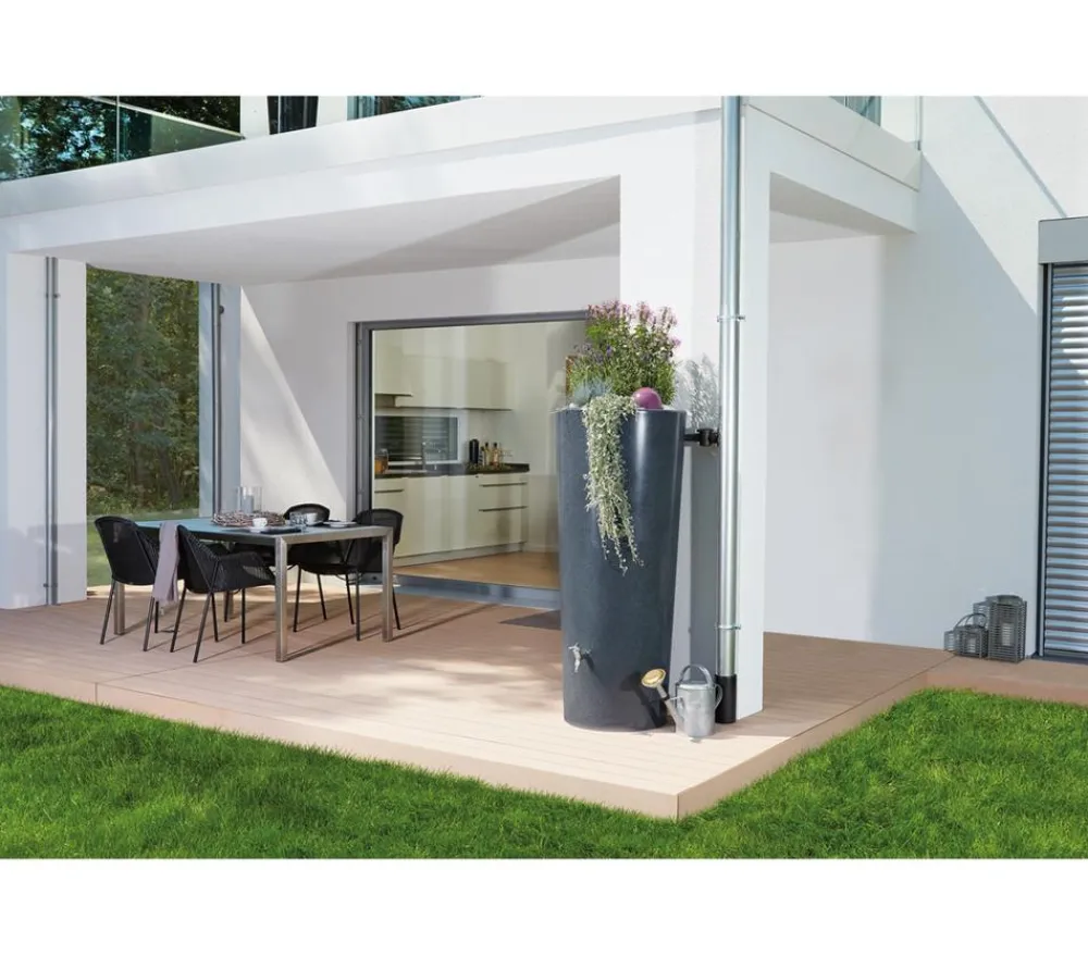 Garantia Regentonnen & Zisternen > Stone 2in1 Regenspeicher 350 l