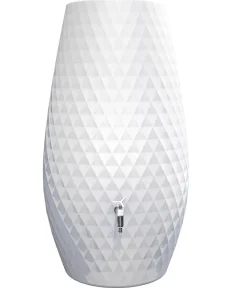 Garantia Triagon 2in1 Regentonne, ca. 230 l Weiß Clearance