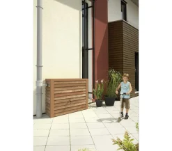 Garantia Regentonnen & Zisternen - Woody Wandtank 350 l Braun