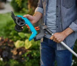 Gardena Heckenschere & Gartenschere - Akku-Grasscheren-Set PowerCut 20/18V P4A Grau