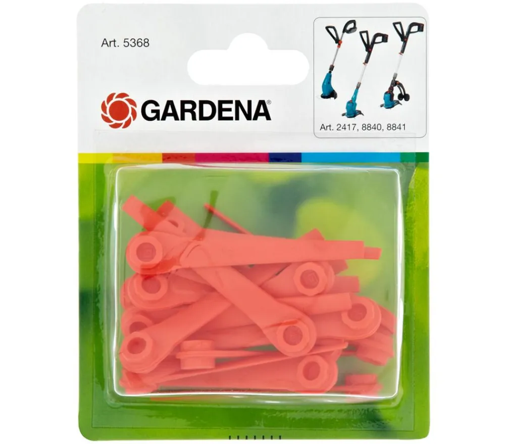 Gardena Rasenmäher & Rasentrimmer - Ersatzmesser für AccuCut-Rasentrimmer, 20 Stk Orange