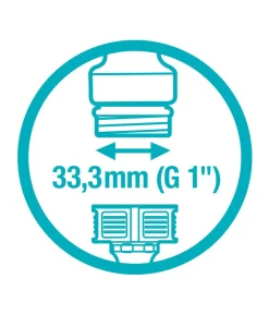Gardena Hahnverbinder, 33,3 mm (G 1
