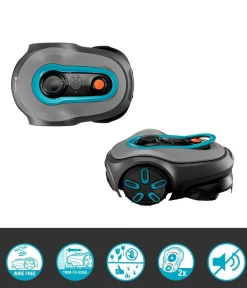Gardena Rasenmäher & Rasentrimmer > kabelloser Mähroboter smart SILENO free 1.200 m² Set, ca. B43/H63/T26 cm