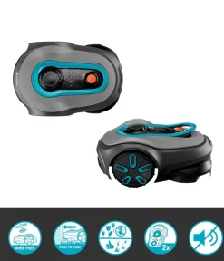 Gardena kabelloser Mähroboter smart SILENO free 800 m² Set, ca. B43/H63/T26 cm Hot