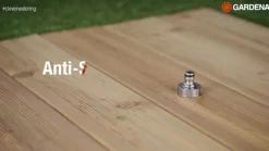 Gardena Premium Hahnverbinder, 26,5 mm (G3/4'') Silber Best