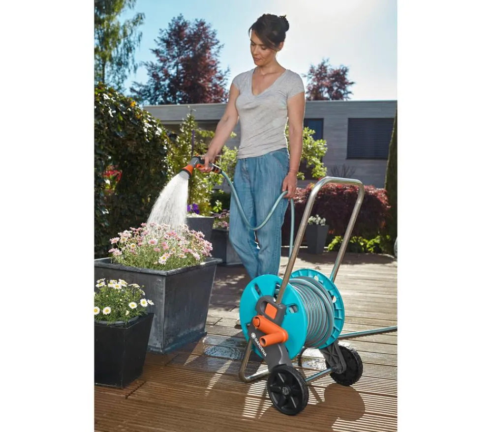 Gardena Schlauchwagen-Set CleverRoll S, ca. 20 m Outlet