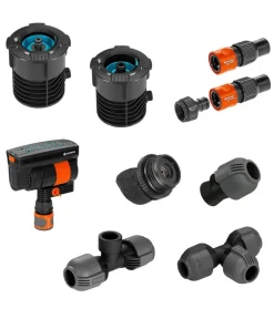 Gardena Sprinklersystem Start-Set Pipeline mit Viereckregner, 13-teilig Sale