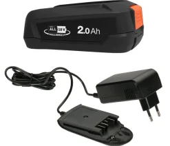 Gardena Gartengeräte Zubehör - Starter-Kit P4A 1x Ladegerät PBA 18V/36 2,0 Ah & 1x Batterie PBA 18V/36 P4A Schwarz