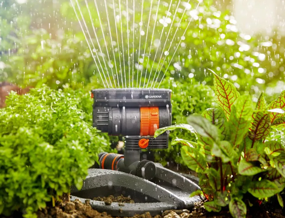 Gardena Bewässerungssysteme & Pumpen - Viereckregner Aquazoom Compact Schwarz