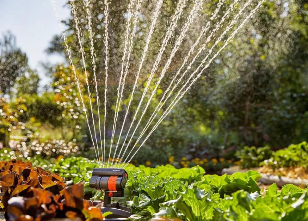 Gardena Bewässerungssysteme & Pumpen - Viereckregner Aquazoom Compact Schwarz