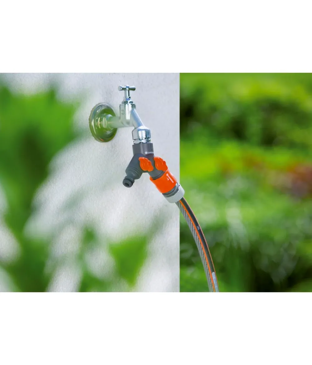 Gardena Gartenschläuche & Zubehör - 2-Wege-Ventil, 26,5 mm, 3/4"-Gewinde