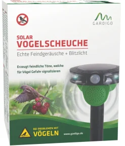 Gardigo Schädlingsbekämpfungsmittel - Solar-Vogelscheuche, ca. H35 cm