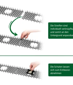 Gardigo Schädlingsbekämpfungsmittel|Insektenschutz & Fallen > Tier-Barrierestreifen, ca. B47/T15 cm, 6er-Set