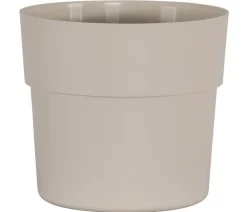 Geli Blumentöpfe & Übertöpfe - Kunststoff-Übertopf Liv, rund Beige