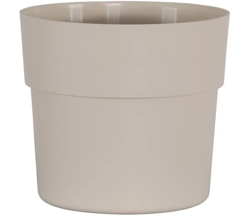 Geli Blumentöpfe & Übertöpfe - Kunststoff-Übertopf Liv, rund Beige