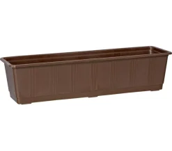 Geli Pflanzkübel & Blumenkästen - Kunststoff-Blumenkasten Braun