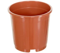 Geli Kunststoff-Containertopf Fiore, rund, terrakotta Orange Best