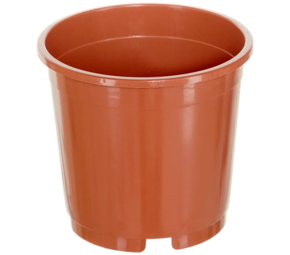 Geli Kunststoff-Containertopf Fiore, rund, terrakotta Orange Best