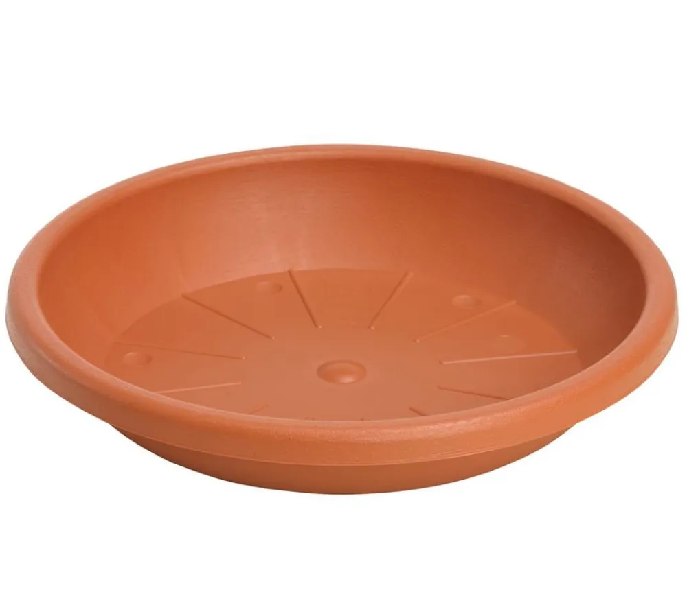 Geli Blumentopf Untersetzer - Kunststoff-Untersetzer, rund Orange
