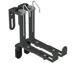 Geli Mehr Blumentopfzubehör - Universal-Blumenkastenhalter Anthrazit
