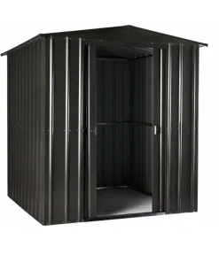 Globel Gartenhäuser & Gerätehäuser - Gerätehaus Somnium 65, ca. B184/H193/T154 cm Silber