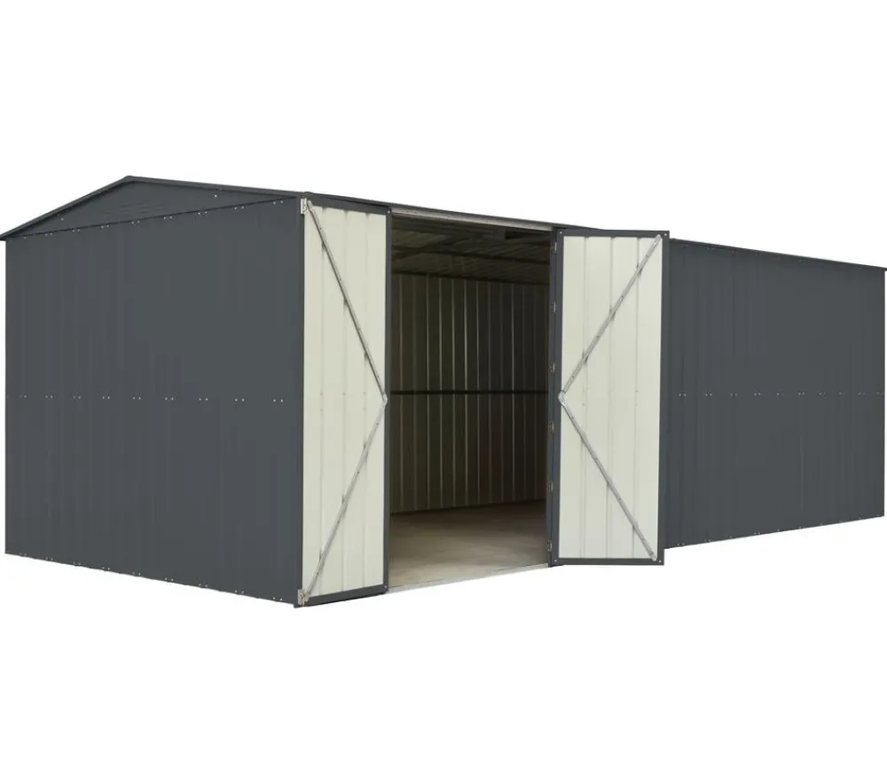 Globel Metallgerätehaus Craft 1510, ca. B308/H225/T464 cm Anthrazit Outlet