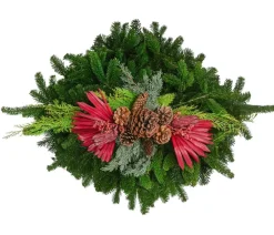 Dehner Grabschmuck & Grabgestaltung > Grabbukett aus Nordmann-Tanne, , ca. B90/H20/T60 cm