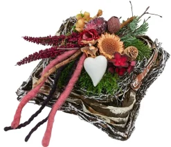 Dehner Grabschmuck & Grabgestaltung > Grabgesteck Young, quadratisch, ca. B28/H16/T28 cm