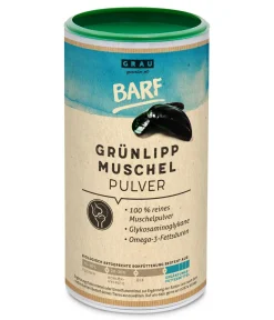 GRAU Ergänzungsfuttermittel für Hunde und Katzen Grünlippmuschel, 500 g Hot