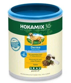 GRAU Ergänzungsfuttermittel für Hunde Hokamix 30 Derma Pulver New