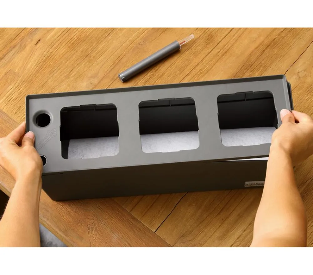 GREENBAR ® Kräuter-Sets|Greenbar-Kräuter > GREENBAR® Kräuterkasten, ca. B48/H15,5/T16 cm
