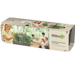 GREENBAR ® Kräuter-Sets|Greenbar-Kräuter - GREENBAR® Kräuterkasten, ca. B48/H15,5/T16 cm Hellbraun