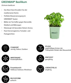GREENBAR ® Garten- & Heilkräuter|Kräuter-Sets - GREENBAR® Kräuter-Set Vielfalt, 9-teilig Grün