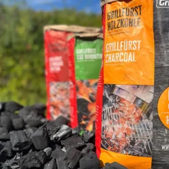 Grillfürst Holzkohle, 5 kg Schwarz