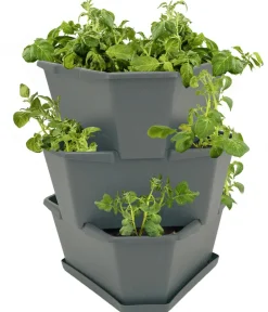 GUSTA GARDEN Hochbeete & Frühbeete > Kartoffelturm Paul Potato Starter, 3 Etagen, ca. B44/H50/T44 cm