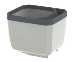 GUSTA GARDEN Hydrosysteme|Blumentöpfe & Übertöpfe - Kräutertopf Herbs Buddy, ca. B16/H14/T14 cm Hellgrau