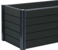 Gutta Hochbeete & Frühbeete - Hochbeet Elevada, ca. B202/H74/T80,5 cm Dunkelgrau