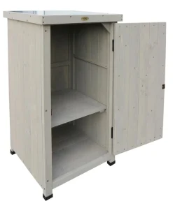 Habau Gartenschränke & Minigaragen - Gartenschrank, ca. B45/H91/T45 cm Grau