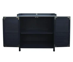 Habau Holz-Gartenschrank Roger, , ca. B98/H95/T48 cm Anthrazit Hot