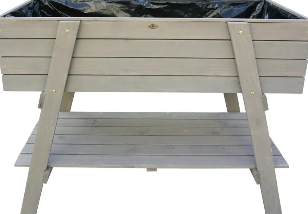Habau Hochbeete & Frühbeete - Holz-Hochbeet Alina, , ca. B115/H90/T45 cm Hellgrau