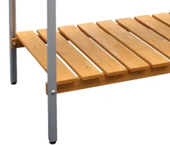 Habau Hochbeete & Frühbeete > Holz-Hochbeet mit Aluminiumrahmen, ca. B115/H89/T53,5 cm