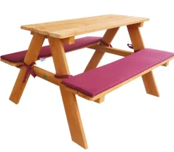 Kinder Habau Kinder-Gartenmöbel|Kinder-Gartenmöbel > Kinder Picknickbank, 89 x 79 x 50 cm