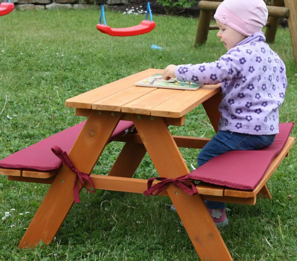 Kinder Habau Kinder-Gartenmöbel|Kinder-Gartenmöbel > Kinder Picknickbank, 89 x 79 x 50 cm