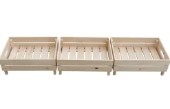 Habau Mehr Haushaltshelfer > Obst- und Gemüsekiste, 3er-Set
