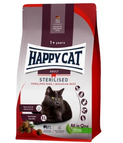 Happy Cat Trockenfutter Katze - Trockenfutter für Katzen Sterilised Adult