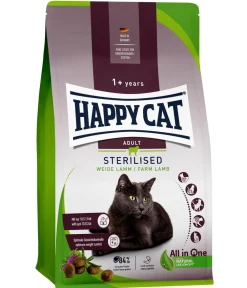Happy Cat Trockenfutter Katze - Trockenfutter für Katzen Sterilised Adult
