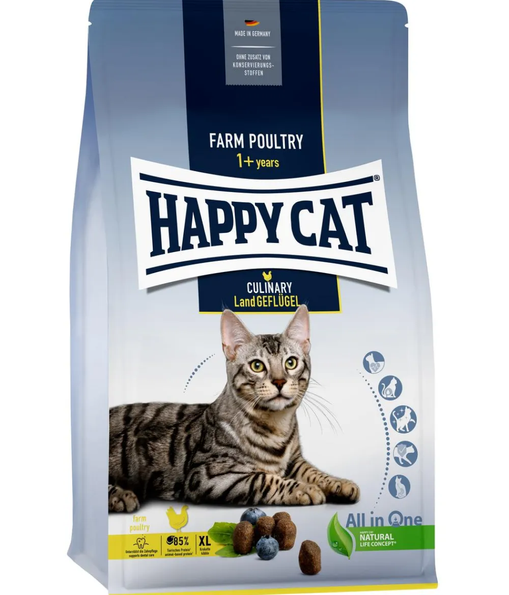 Happy Cat Trockenfutter Katze - Trockenfutter für Katzen Culinary Adult