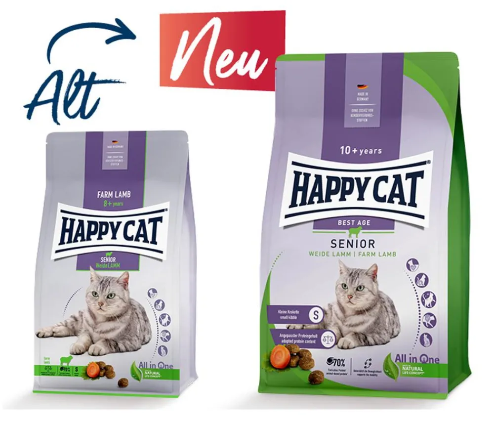 Happy Cat Trockenfutter Katze > Trockenfutter für Katzen Senior