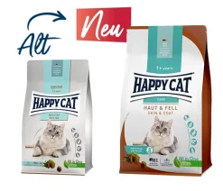 Happy Cat Trockenfutter für Katzen Care Haut & Fell Online