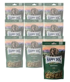Happy Dog Hundeleckerlies - Hundesnack Soft Snack Montana, 10 x 100 g